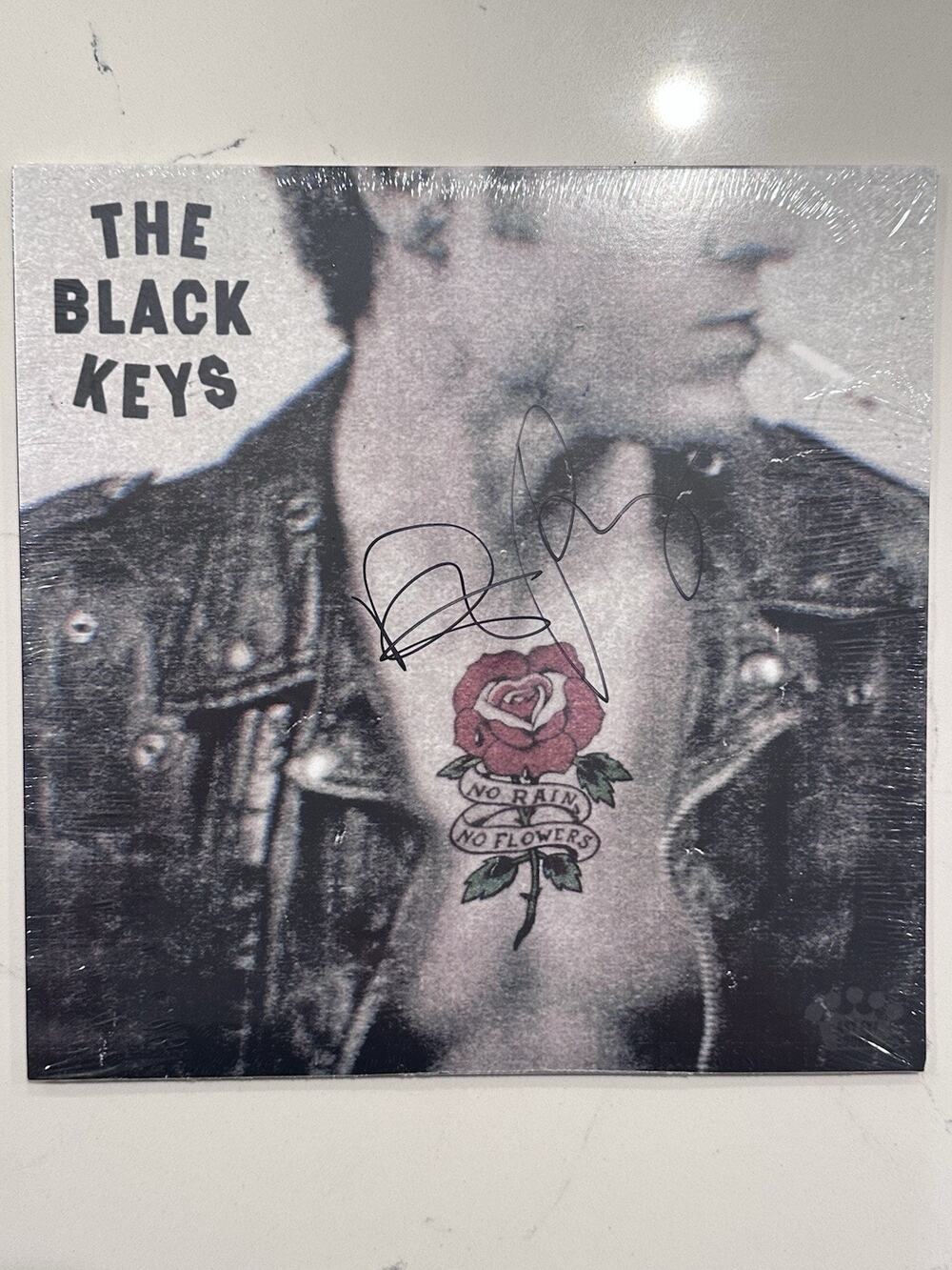 The Black Keys No Rain, No Flowers Autographed Signed Sky Blue Vinyl LP - New #1